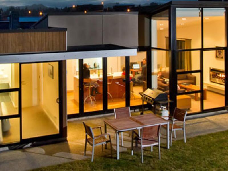 The Fairways Accommodation Kaikoura Exterior photo A residential home with a solar hot water system